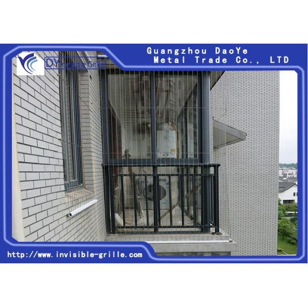 Anti Rust Durable Window Invisible Grille For Bedroom / Hospitals
