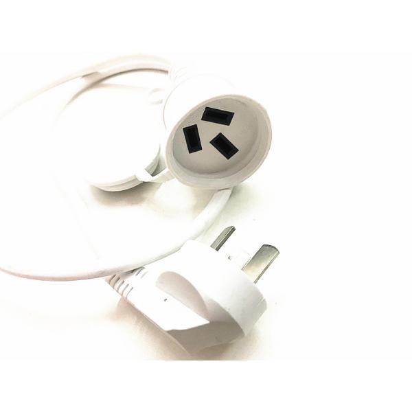 Deluxe 10A exchange to 16A 3pin white extension power cable 0.5m-10m copper power cord extension