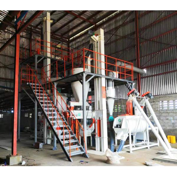 Poultry Animal Feed Pellet Production Line Machines 160 Kw 18t / H For Livestock