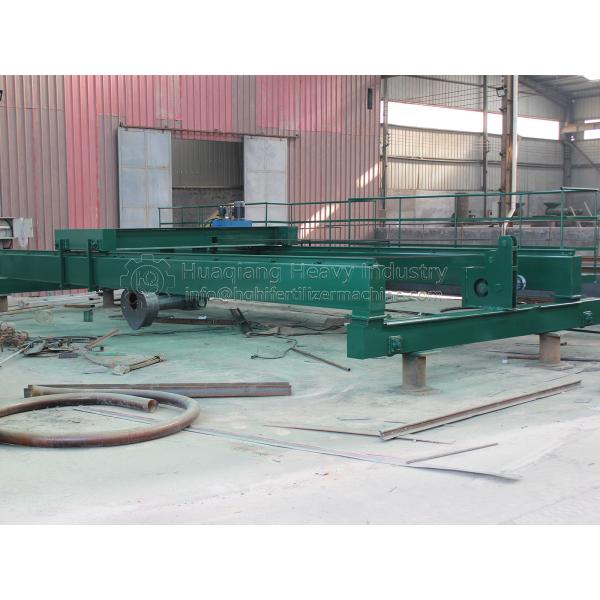 Animal Waste Bio Organic Compost Double Screw Type Turning Machine