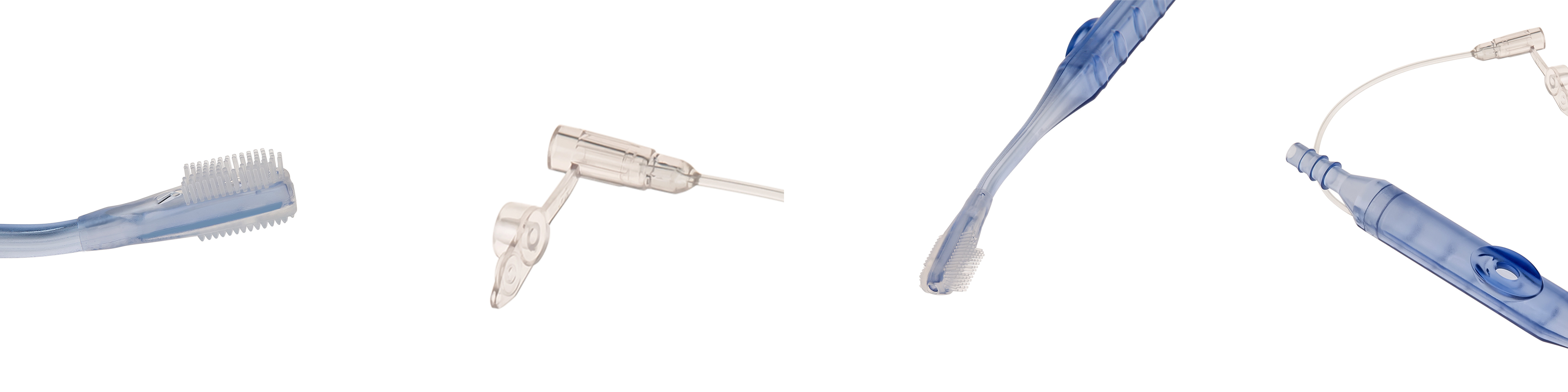 Hot Sale Suction Toothbrush With Transparent Handle For Easy Observation Oral Care ICU Tool
