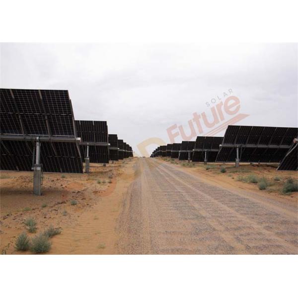 0.5kWh 1 Axis Solar Tracker 18m/S Wind Speed Sun Tracking Solar System