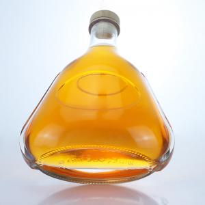 Quality Clear or Customized 700ml Glass Bottle for Gin Rum Champagne Brandy Whisky Liquor for sale