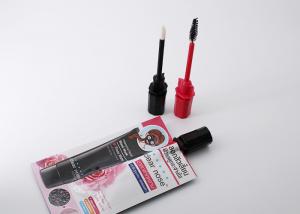 China Cosmetic Paste Small Liquid Spout Bags With Lash Curler Brush Gravure Printing on sale