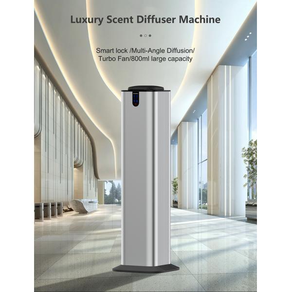 HOMEFISH 800ml Aluminum Commercial Tower Scent Diffuser for Home Lobby Bluetooth App Control