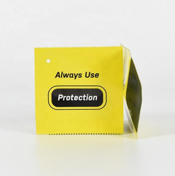 Easy Tear Plastic Condom Packaging Foil Laminated Film