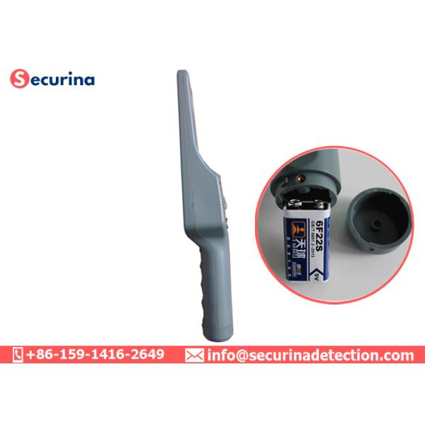 Full Body Scanner Hand Held Security Detector Non Ferrous ABS Plastic Material
