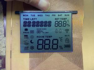 Quality OEM FSTN LCD Display Positive Mode Monochrome Graphic 12 O'clock Viewing Angle For Thermostat for sale