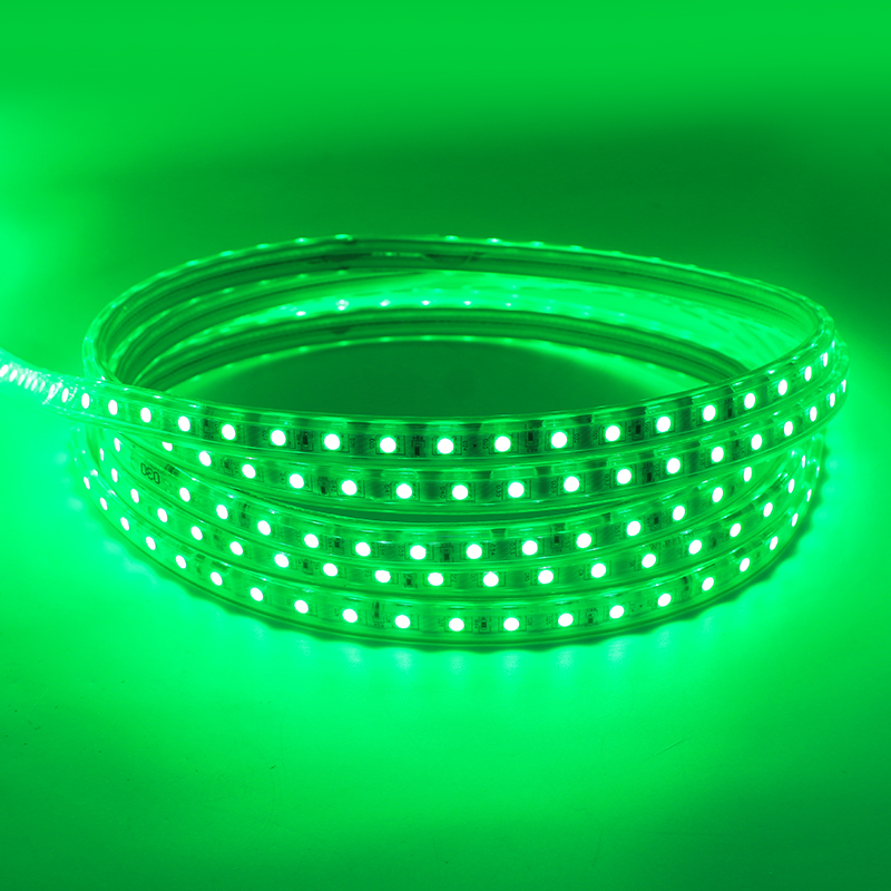 110 V RGB LED Light Strip SMD 5050 Dimmable and Flexible Smart Rope Light with Remote Control