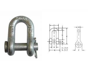 Quality Crosby Bolt Type Anchor Pin Chain Shackles U.S. Round for sale