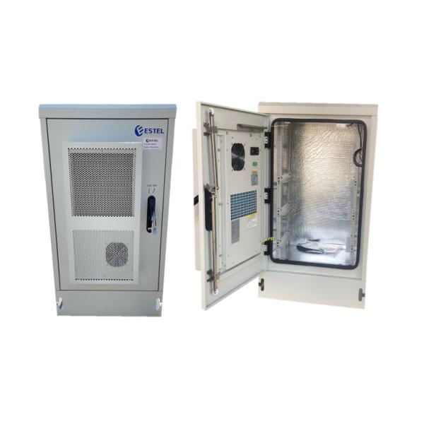 Outdoor Telecom Cabinet With 18kW 300A Telecom Power System , DC Power Supply Rectifiers Telecom Equipment Cabinet