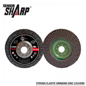 Quality 4 1/2 Inch Aluminum Oxide Abrasive Flap Disc / 40 60 80 120 Grit Grinding Sanding Wheels for Angle Grinder for sale