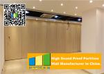 Ceiling Suspended Folding Partition Walls Sound Absorbing For Seminars Room