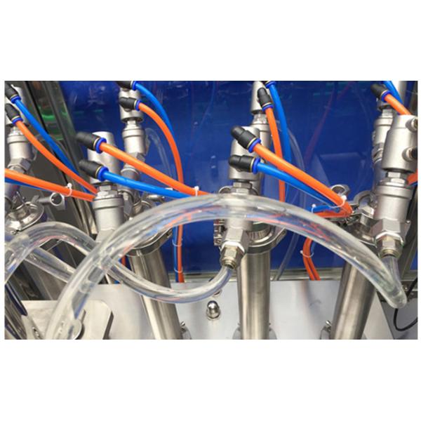 Screw Capping Automatic Water Filling Machine For Bottle Syrup Filling 20-70 bottles/min