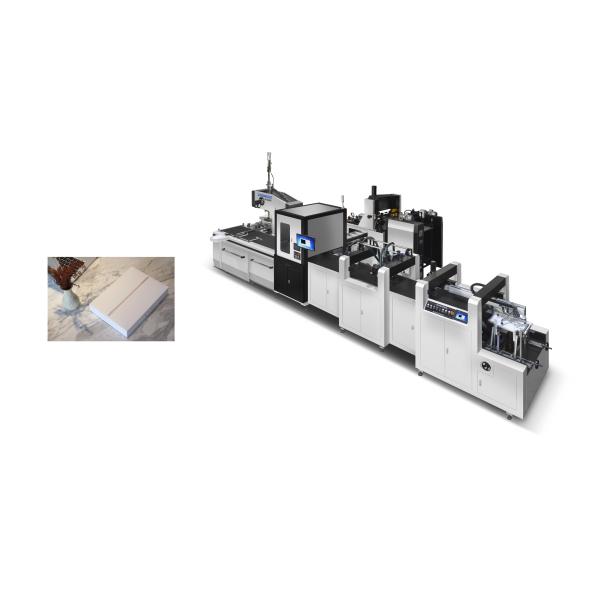 Precision Cardboard Making Machinery And Equipment / Fully Automatic Box Folding Machine