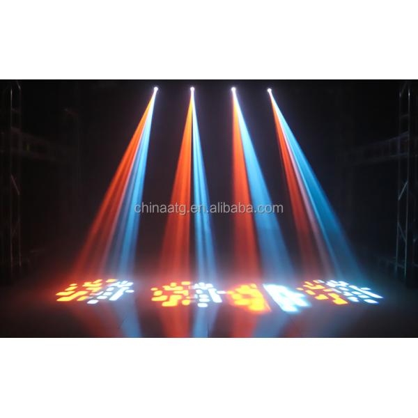 LED Moving Head Light AC100-240V 50-60Hz Input Voltage With 60W RGBW
