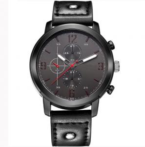 Quality Big Size Alloy Wrist Watch  ,Stainless steel caseback Multifunction Wrist Watch for Men , Business Men Wrist Watch for sale