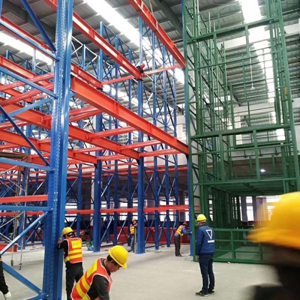 Customized Loading Capacity Steel Structure Platform Space Saving Storage Solution