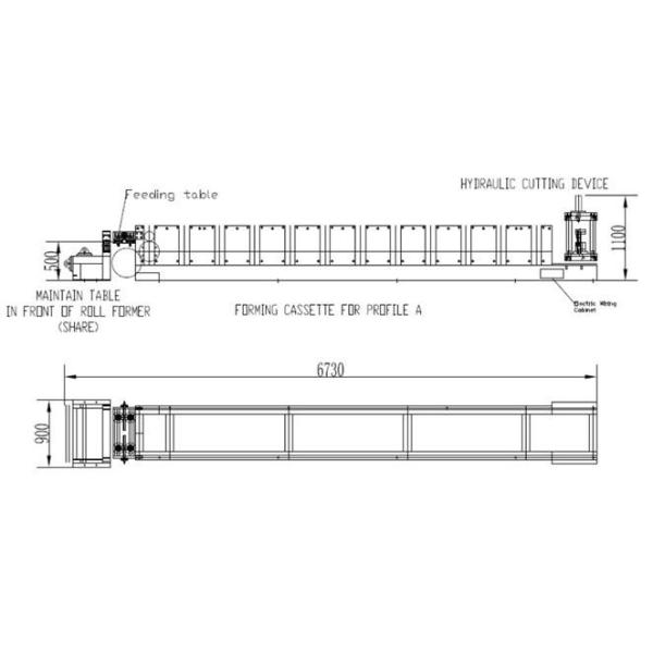 Cassette Types Purlin Roll Forming Machine Quick Change Design 12 Months Warranty
