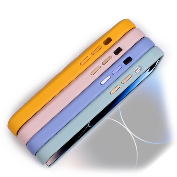 MN-1737 Cute Candy Color Puffer Phone Cover With Holder for iPhone 13 14 15 Pro Max