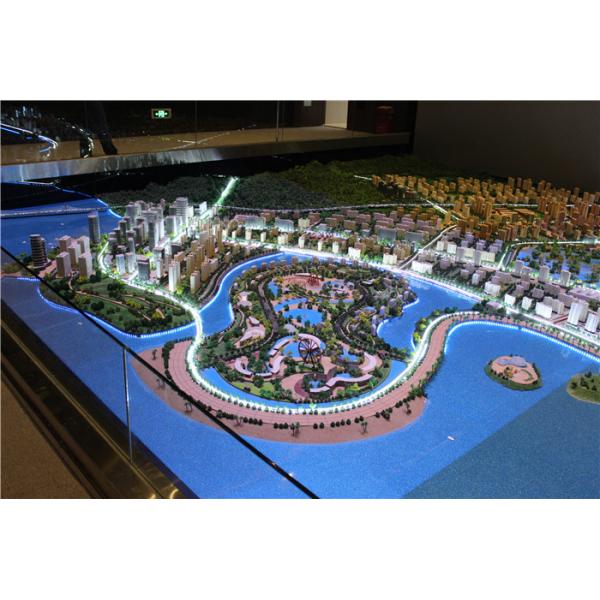 3d physical scale model for city planning , large scale exhibition hall model