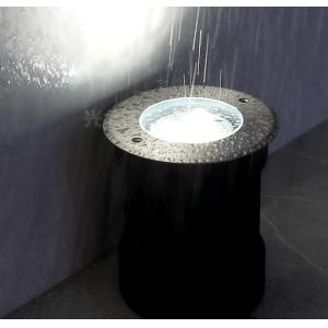 Steel Glass 7W LED Underground Lamp IP67 3000K Waterproof