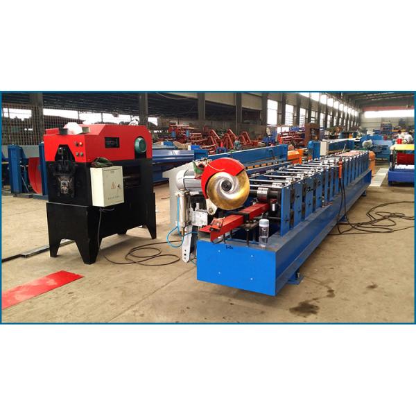 12 Rows Downspout Roll Forming Machine / Tube Forming Machine For Steel Plate
