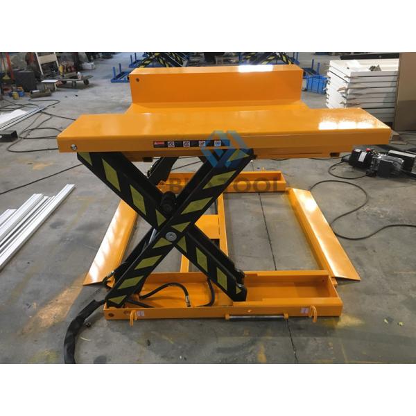 750kg Self Leveling Pallet Table Low Profile Lift Cart 25mm Closed Height