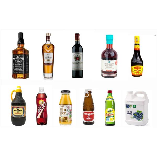 YM525 Beer Vinegar Round Bottle Front Back Labeler Machine For Popcorn Jar