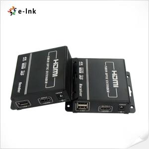 Quality OM3-300 Multi-Mode Fiber HDMI Extender with USB Keyboard &amp; Mouse Support for sale