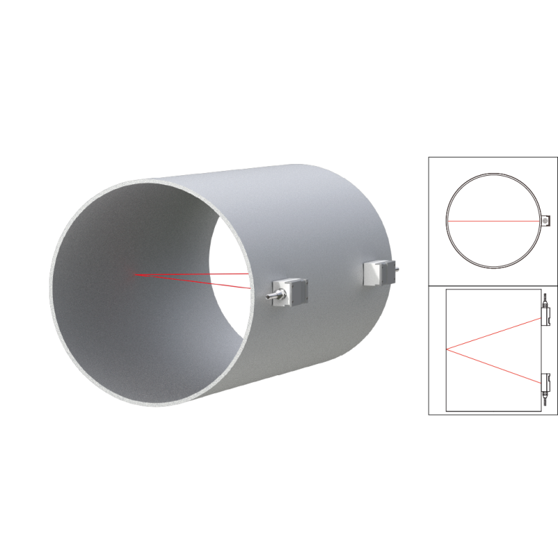 Clamp On Type Ultrasonic Energy Meter ST501 PT100 Employing Transit Time Method for and Accurate Liquid Flow Measurement