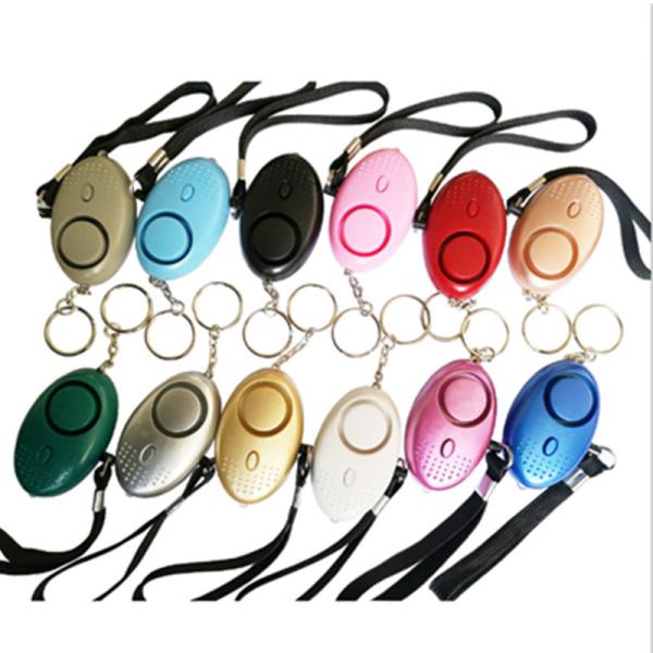 Defense Safesound Personal Alarm 130DB Personal Security Alarm Keychain With LED Flashlight