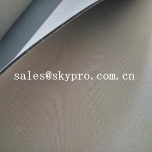 Quality Customized anti-shock neoprene foam sheet two sided coated polyester jersey nylon fabric for sale