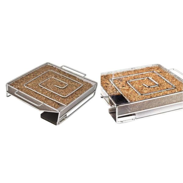 Square Cold Smoke Generator BBQ Accessories Steel Barbecue Grill