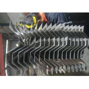 SS316L Chevron Plate Mist Eliminator , Desulfurization 3 Pass Demister