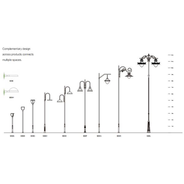 140LM/W IK08 Outdoor LED Landscape Lights , IP65 Garden Light Landscape Lighting