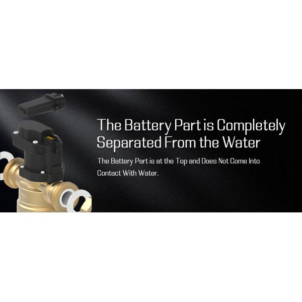 Water prefilter showing transparent bottle design