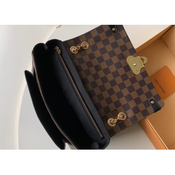 M40108 M40109 M401130 M40312 Damier Ebene Carvas And Soft Cowhide With Unique Design Chain Cross-Body Bag