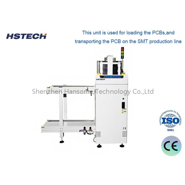 White PCB Handling Equipment SMEMA Interface 200-300pcs/min Speed 20pcs Storage Capacity