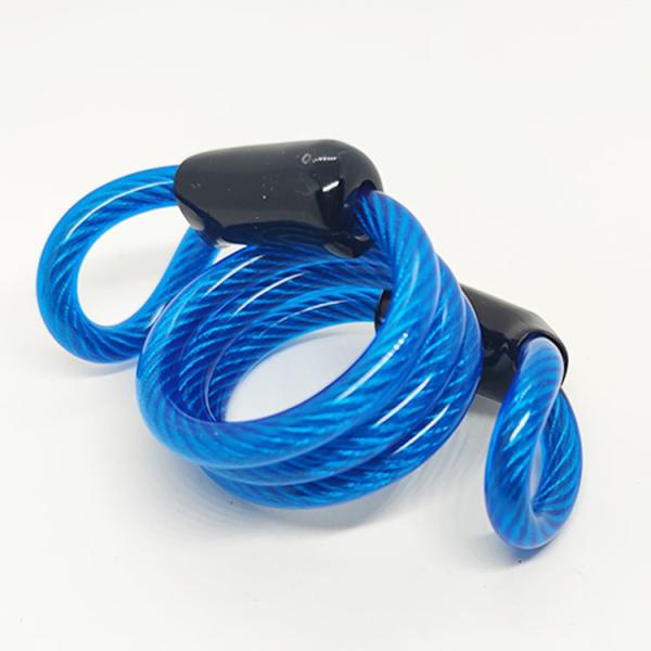 High Tensile Vinyl Coating Galvanized Cable Spring Lanyard Sling For Automobile Door Bolt