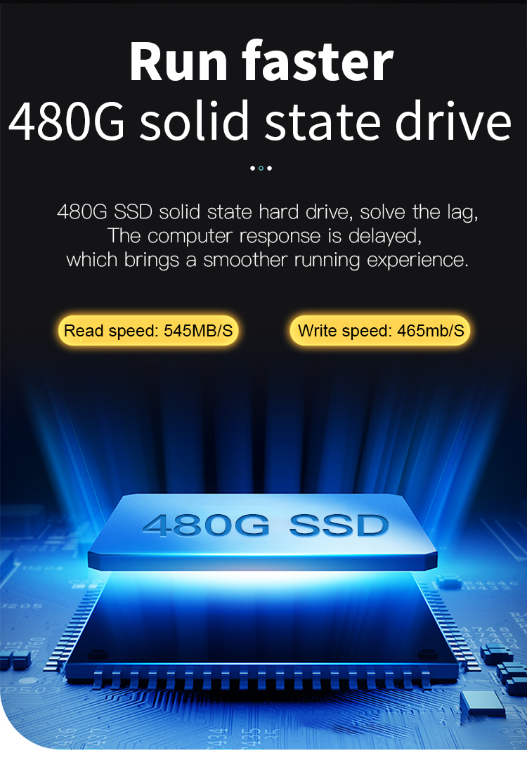 256G sSD Gaming PC Computers i3 10100 CPU Intel UHD 630 GPU DDR4 8GB RAM