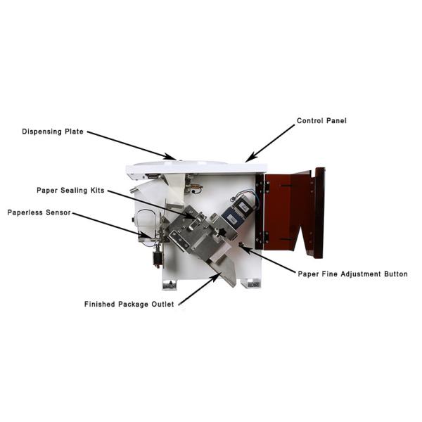 Desktop 7-9cm Tablet Dispensing Machine , Mini Pill Packaging Machine