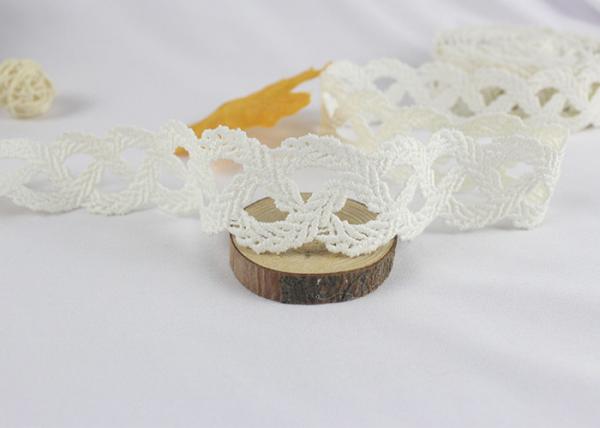 Buy Crochet Water Soluble Cotton Lace Trim Edging For Appreal 3.5 cm Width Indian Style at wholesale prices