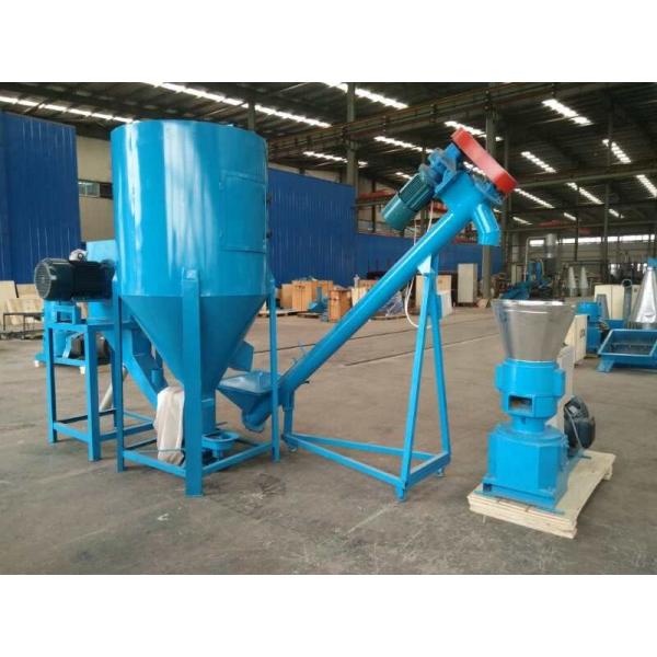1000kg/H Chicken Food Processing Machine 1-10mm Mini Cattle Feed Machine Plant