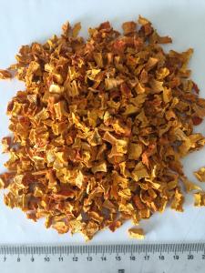 Quality Orange Red Dehydrated Pumpkin Flakes 10x10x3mm No Foreign Odours for sale