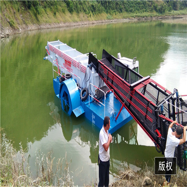 Weed Reed Harvester Lake Weed / Duckweed / Reed / Floating Algae Harvester Machine