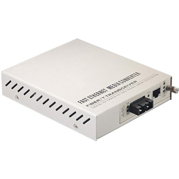10/100/1000Base-TX to 1000Base-FX 1*9 Fiber Managed Media Converter Remote Standalone