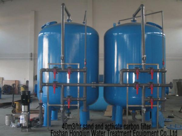0.6Mpa Multimedia Filters Water Treatment Water Pretreatment Production Line