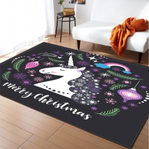 China Cartoon Unicorn Carpet Floor Mat with a minimum order and custom design on sale