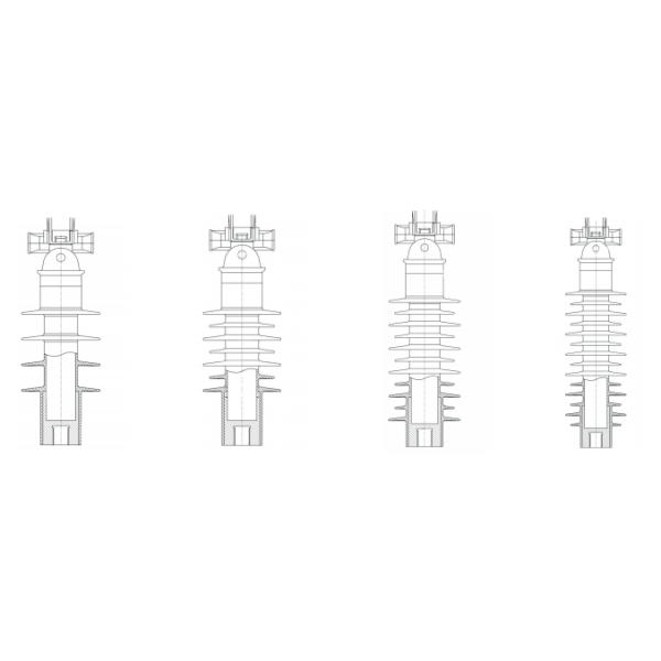 PA6 insulator with spring clamp